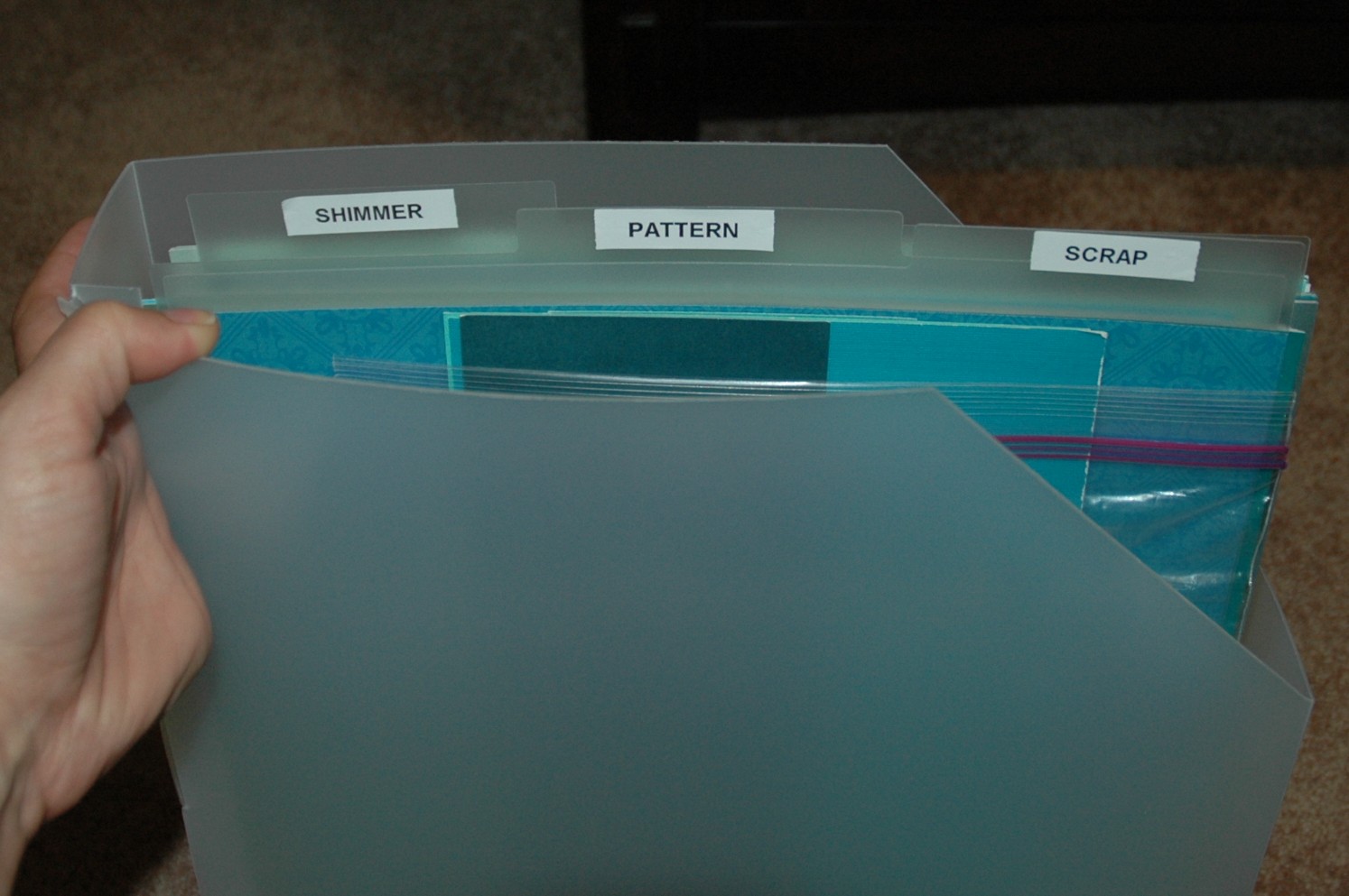 Creations By Christie My Paper Storage System