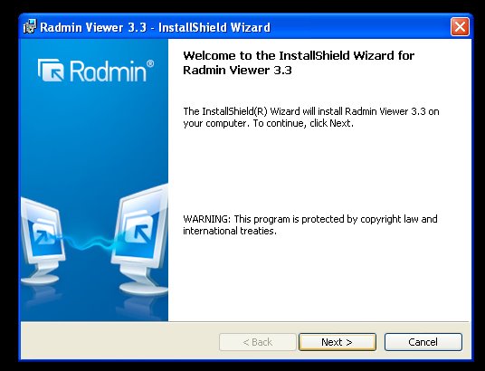 Crack radmin 3.4 remote control software.