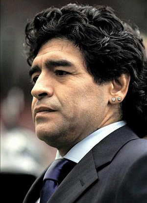 old Diego Armando Maradona
