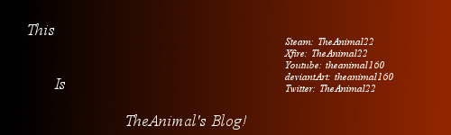 TheAnimal's Blog