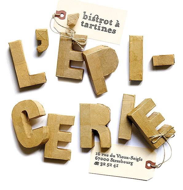 NESAD Typography French Cardboard, Clothespins, and a Thumbprint