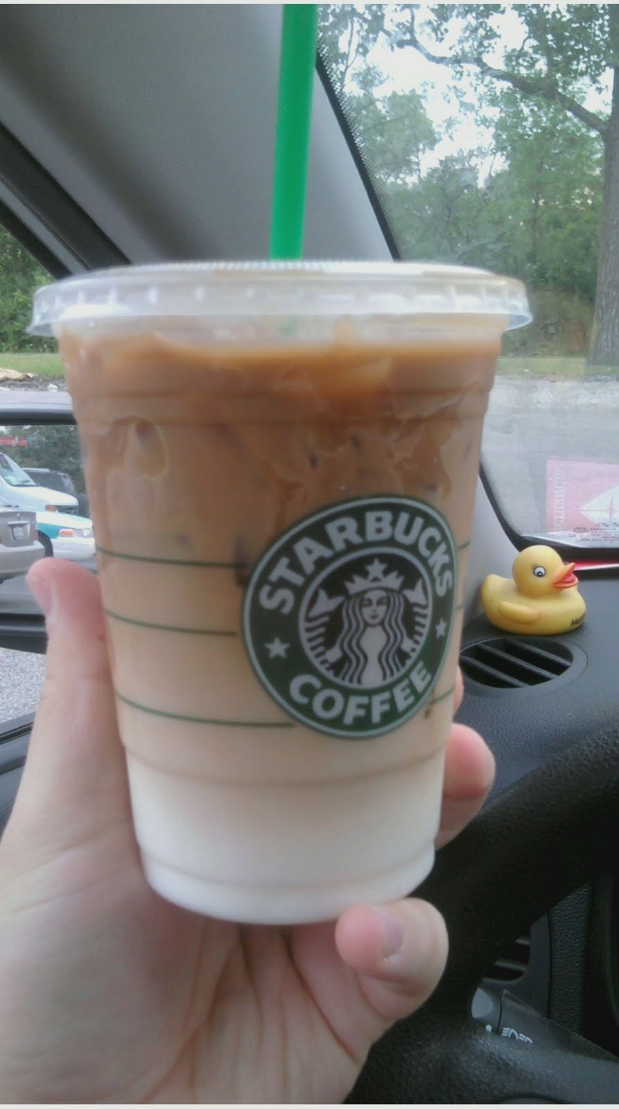 caramel macchiato upside down
