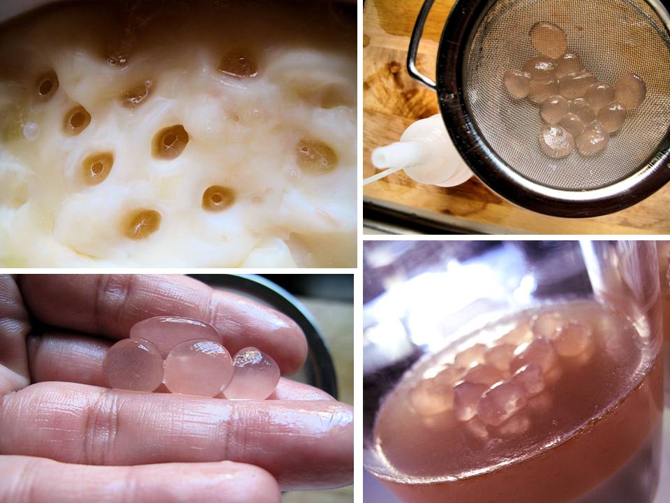 Foodiva's Kitchen Aloe Vera and Grapefruit Jelly...With Pearls!