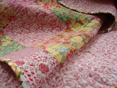 Meisje nine-patch dekenje bij Ayala Levinger voor Reuvinger Quilt en Hobby