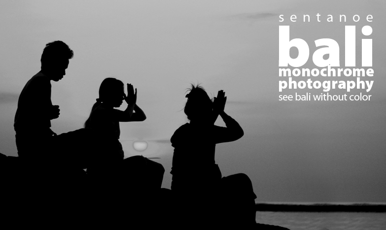 Sentanoe- Bali monochrome photography