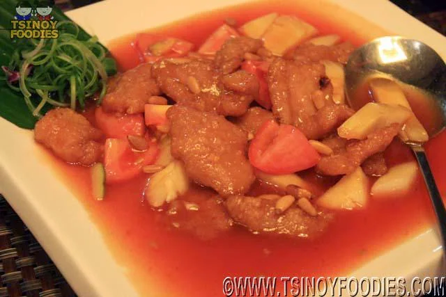 sweet and sour pork cashew