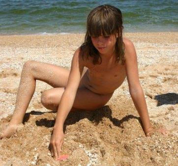 Play sand on the beach