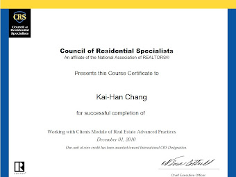 CRS Certificate - Working with Clients