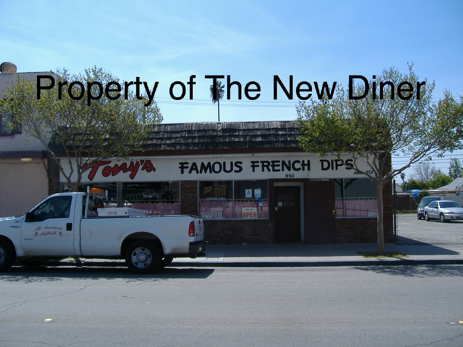 The New Diner Tony's Restaurant