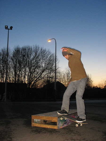 Giù Tail Slide all the box au Stade