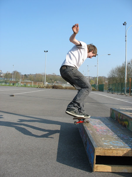 Benji Nose Grind le 1er Avril au stade