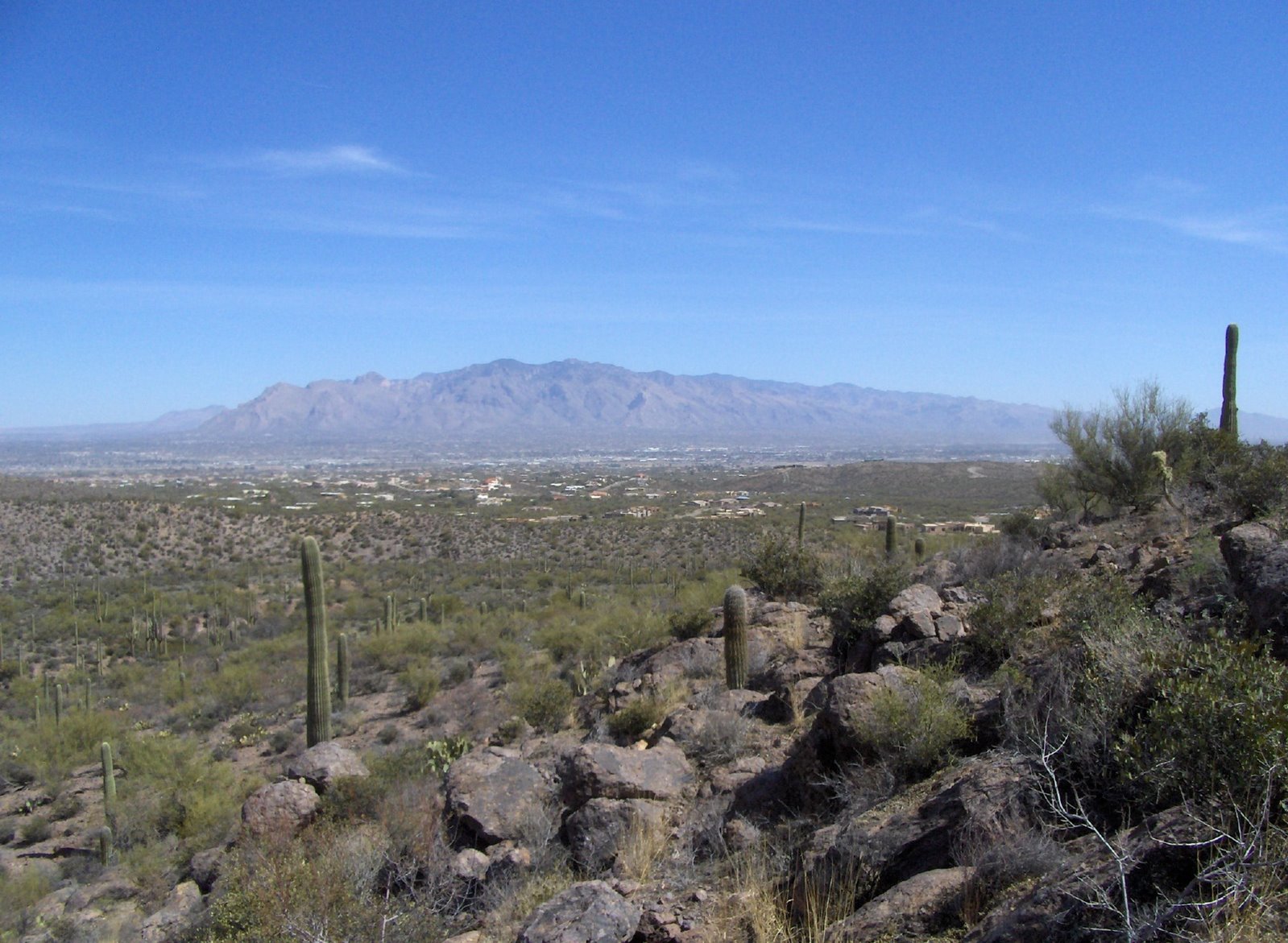 The City of Tucson as seen from the Tucson Mountains