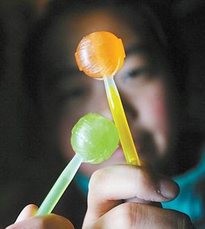 glow stick lollipop sticks