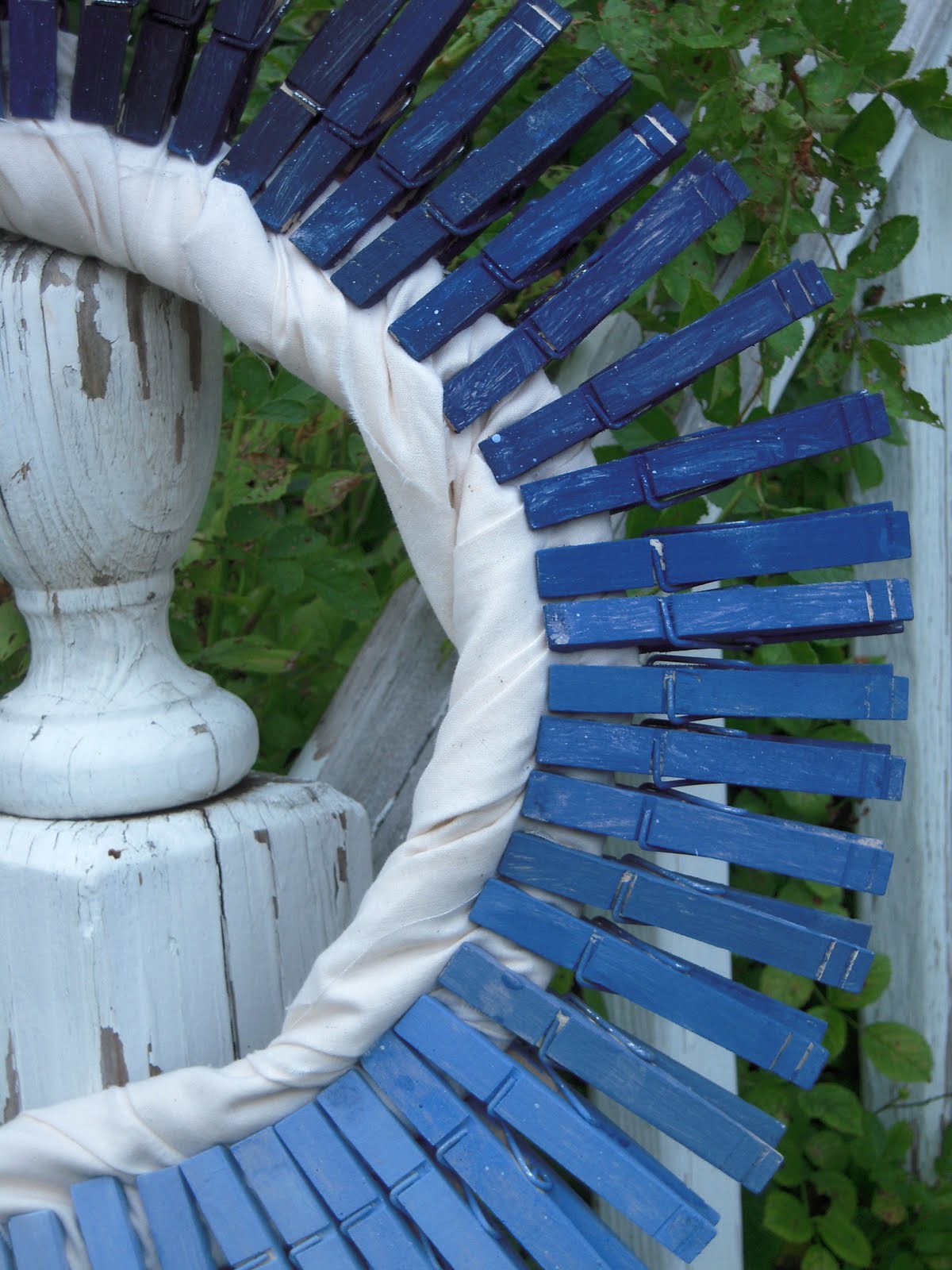 Marvelously Messy Clothespin Wreath