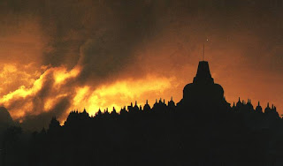 The Sun Burn Borobudur