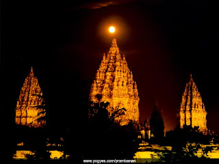 Moonlight at Prambanan