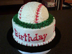 Carson's 5th Baseball Bday Cake