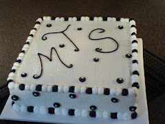 Monogram bridal shower Cake