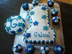 Gabriel's First Birthday Cakes