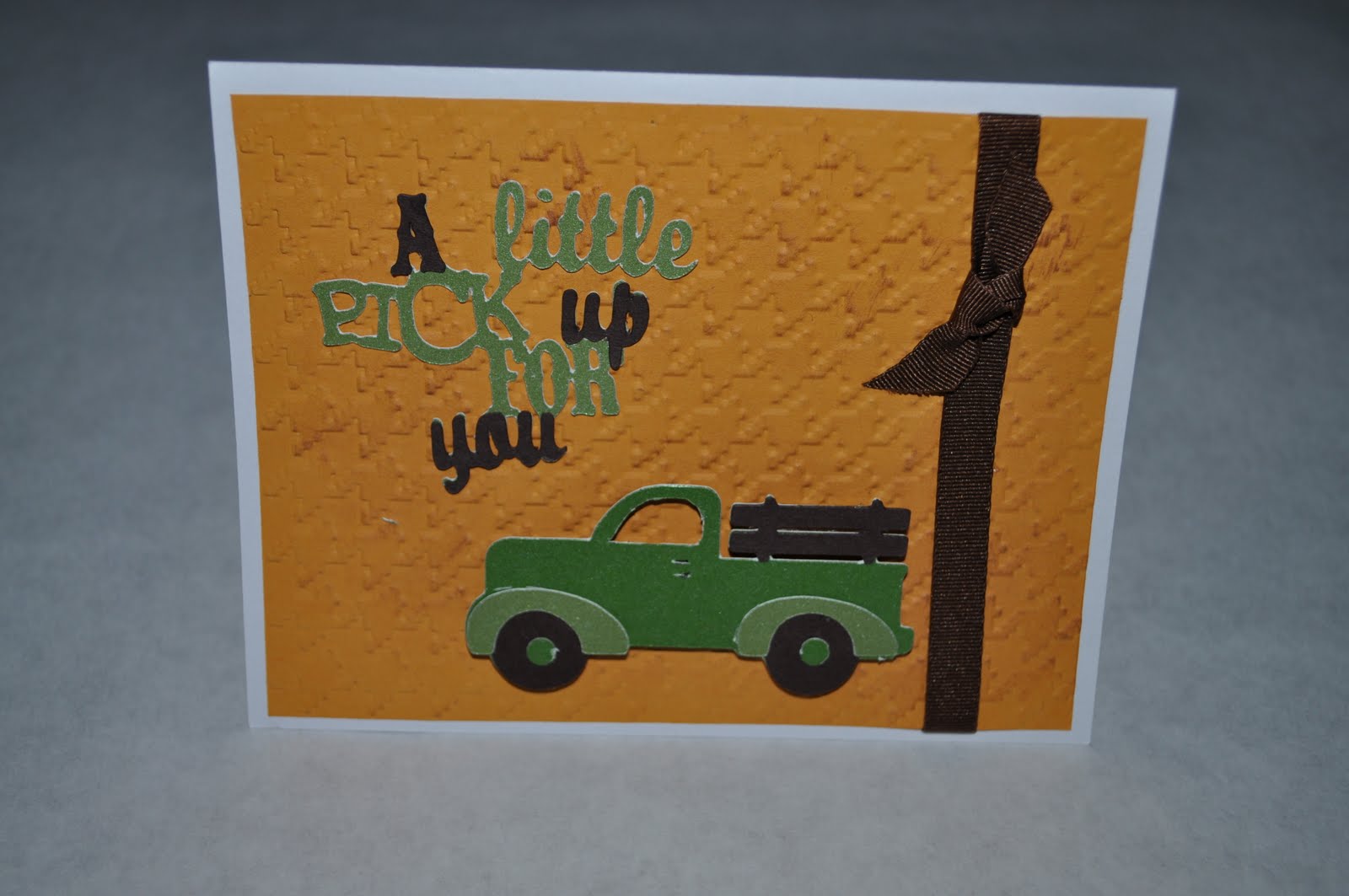 My Four Hearts Pick Up Card