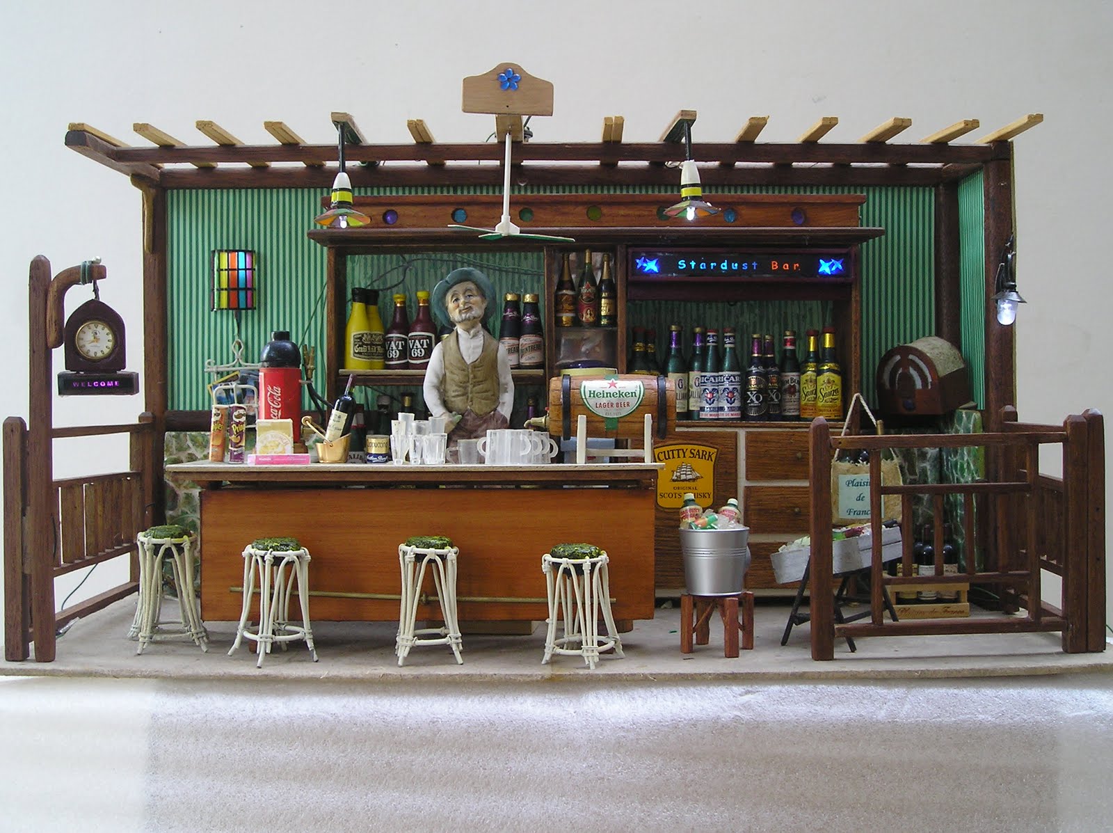 Diorama Projects,Country Style Miniature Cafe Diorama Projects