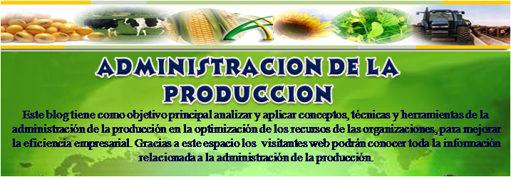 ADMINISTRACION DE LA PRODUCCION