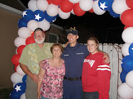 Corey home from United States Coast Guard boot camp!!