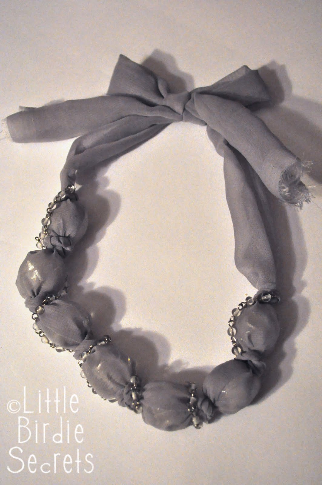 covered bead necklace tutorial reader submission Little Birdie Secrets