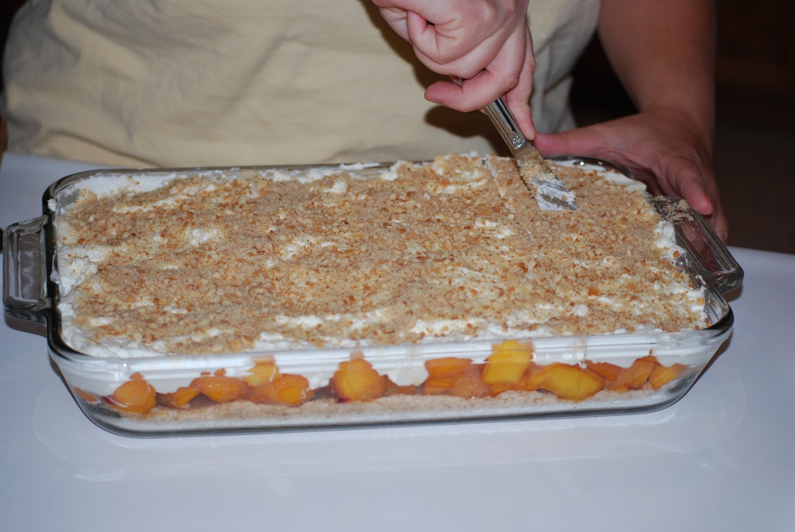 Kristi's Kitchen Kreations Peach Dessert
