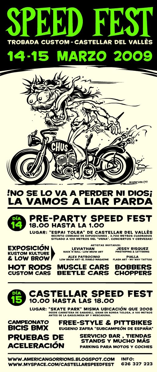 FESTIVAL DEL MOTOR EN CASTELLAR DEL VALLES Speed_