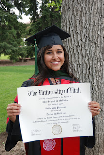 Peterson Family: It's Offiical: Meet Dr. Leila Peterson!!!