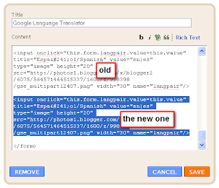 Google Language Translator