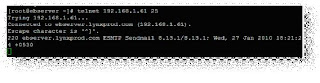 C. Check the sendmail services