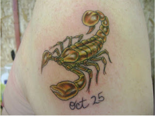scorpio tattoos, zodiac tattoo