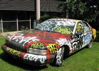 Graffiti Car Art Tags Design