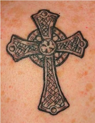 Some people choose cross tattoos design, some people again don't want create