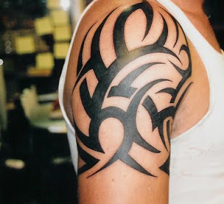 tribal arm tattoos sleeve design