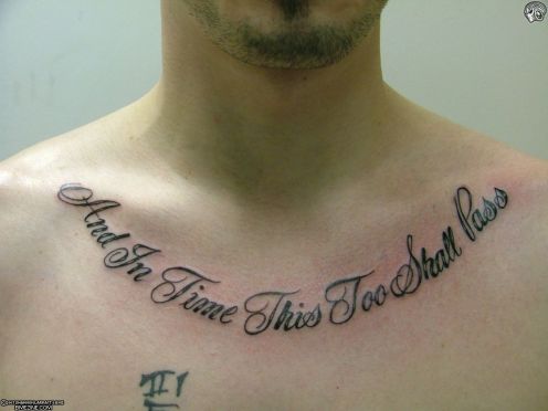 Quote Tattoos – Choose Quote Tattoo Ideas » quote tattoo
