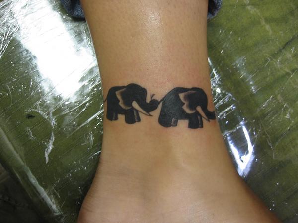 elephant tattoos on anklefor girls Best Tattoos Design of Elephant Tattoo