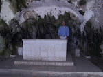 Fr. Jerry in Cave at St. Peter's Grotto