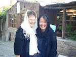 Karen and Kathy Finding Bargins on the Way to Assos