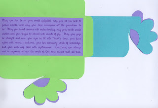 bat mitzvah card