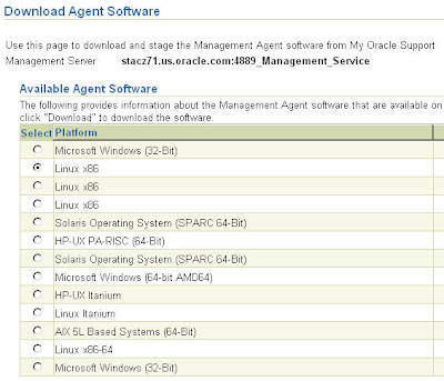 Download the 10.2.0.5 patch set from my oracle support