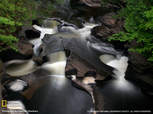 Porcupine Mountains Waterfall Porcupine Mountains Waterfall