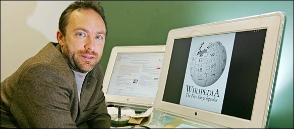 Jimmy Donal "Jimbo" Wales - co-founder and promoter of Wikipedia ...