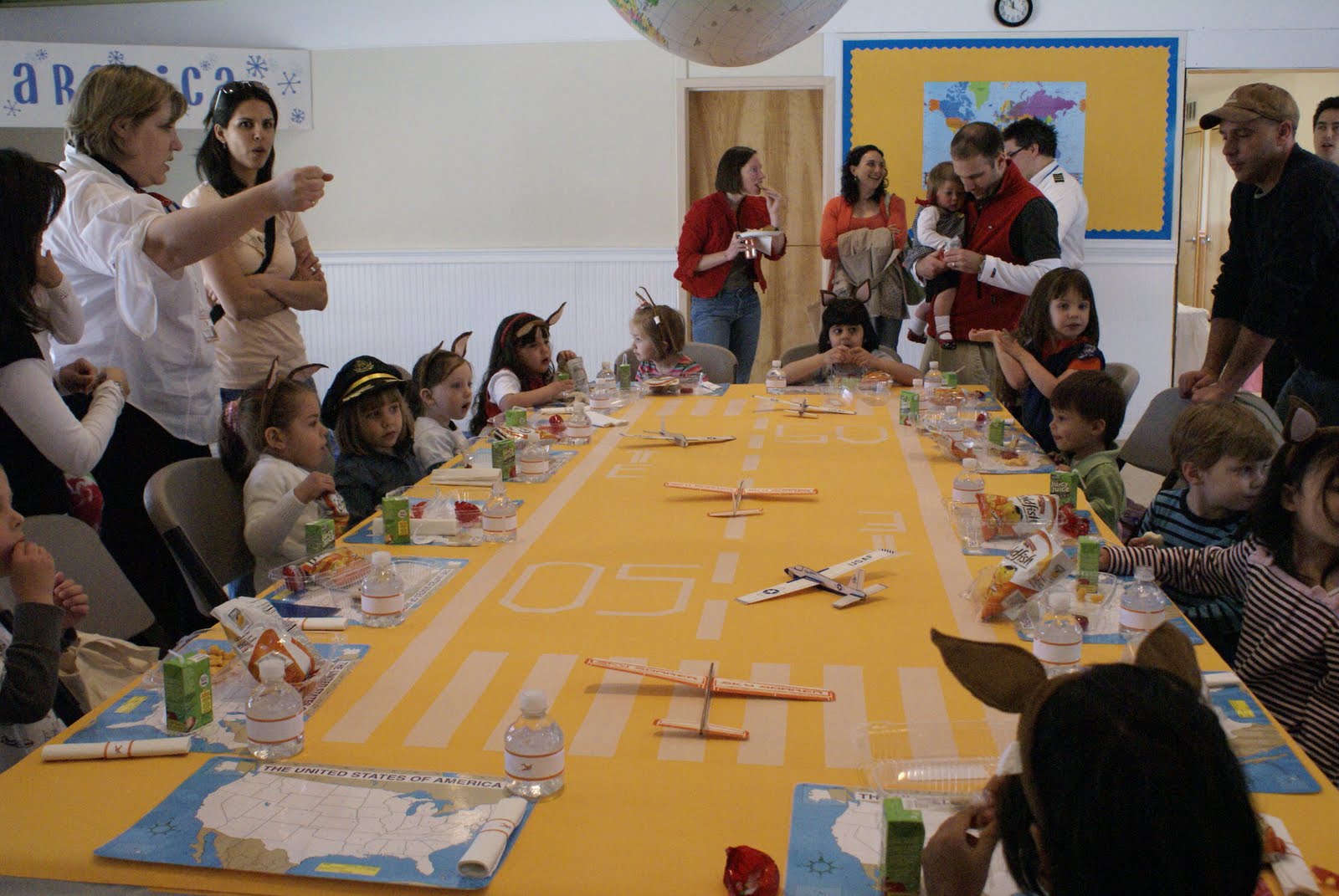 a. party style: around the world party