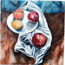 Trois Pommes Et Une Serviette (after Paul Cezanne), 2009