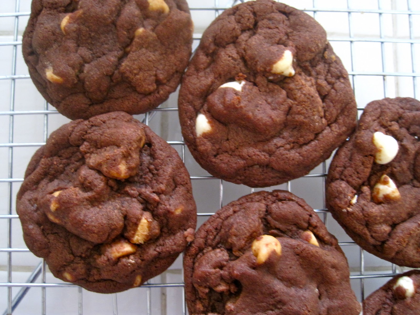 my baked love Fudgy Chocolate Cookies