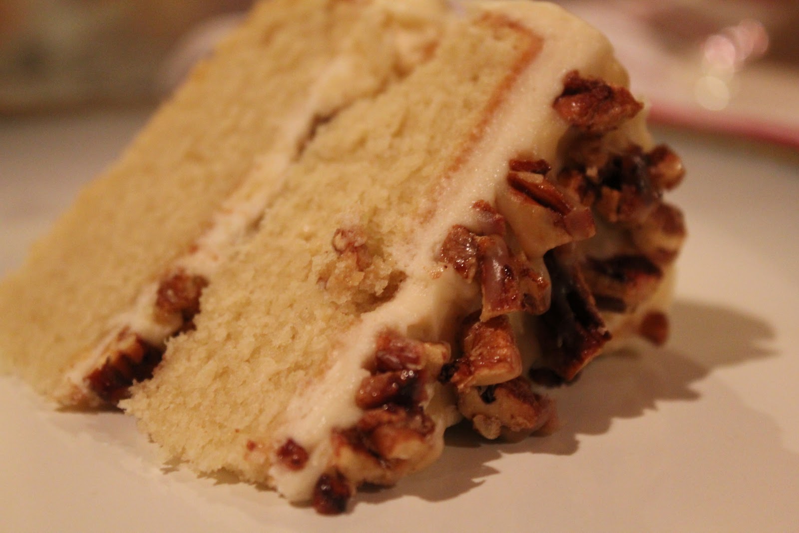 Shared Bites French Vanilla Cake w/Caramel Frosting
