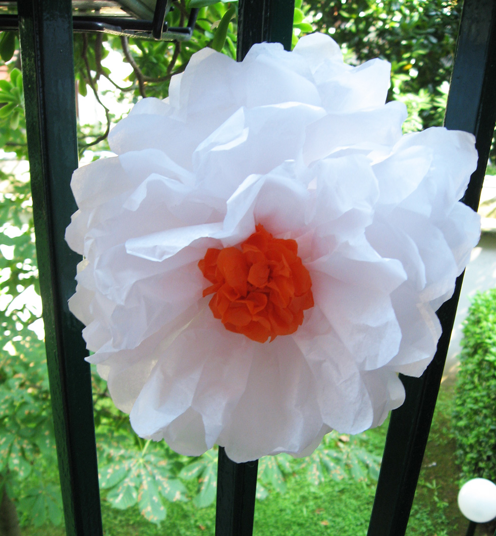 Decorazioni Nuziali Pon Pon Di Carta Velina | 30 Pezzi Bianchi | Per Matrimoni, Compleanni E Feste | Facili Da Montare - Foto 7